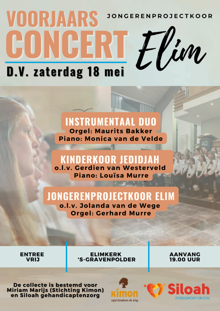 Voorjaarsconcert 18 mei sgravenpolder