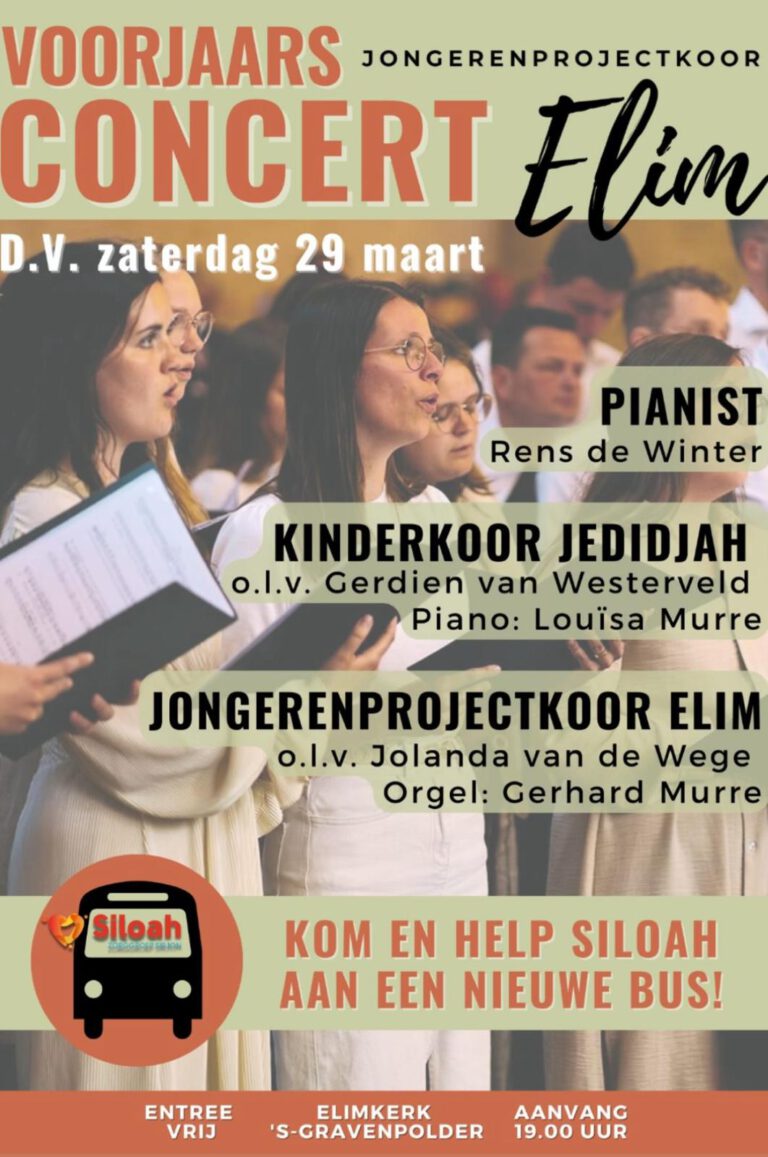 Flyer Voorjaarsconcert Elim